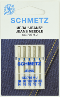 Иглы для джинс SCHMETZ №90-110, 5 шт. 130/705H-J 90/100/110