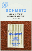 Иглы для кожи SCHMETZ №70, 5 шт. 130/705 H-LL 70/10