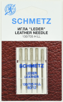 Иглы для кожи SCHMETZ №80, 5 шт. 130/705 H-LL 80/12