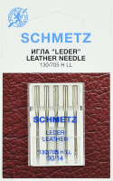Иглы для кожи SCHMETZ №90, 5 шт. 130/705 H-LL 90/14
